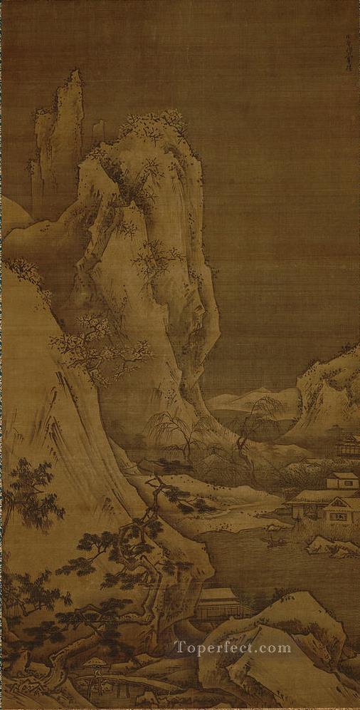 landscape of four seasons winter 1486 Sessho Toyo Japanese Oil Paintings